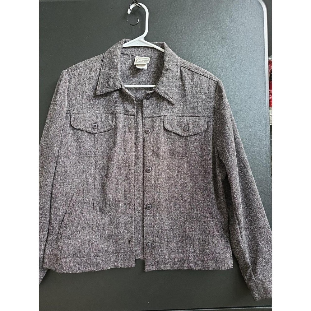 Vtg Co Pany Collection Suit Jacket GREY